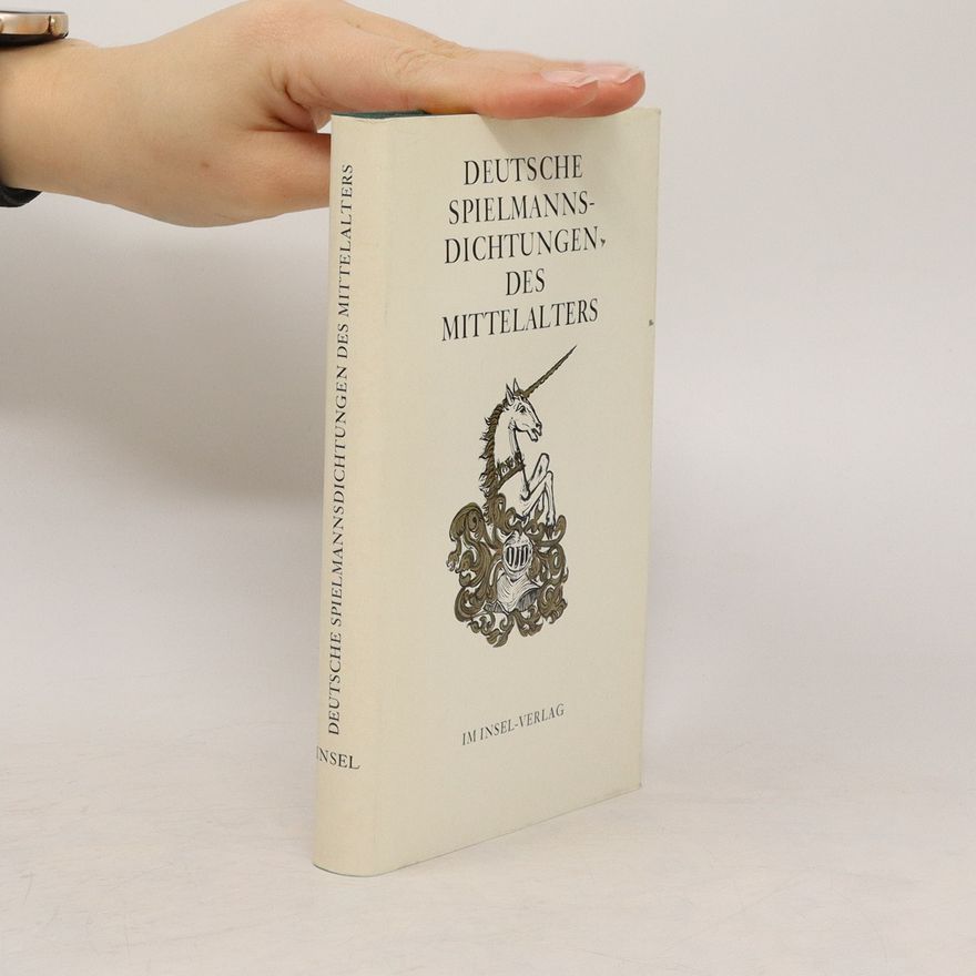 Wolfgang Hecht Deutsche Spielmannsdichtungen des Mittelalters
