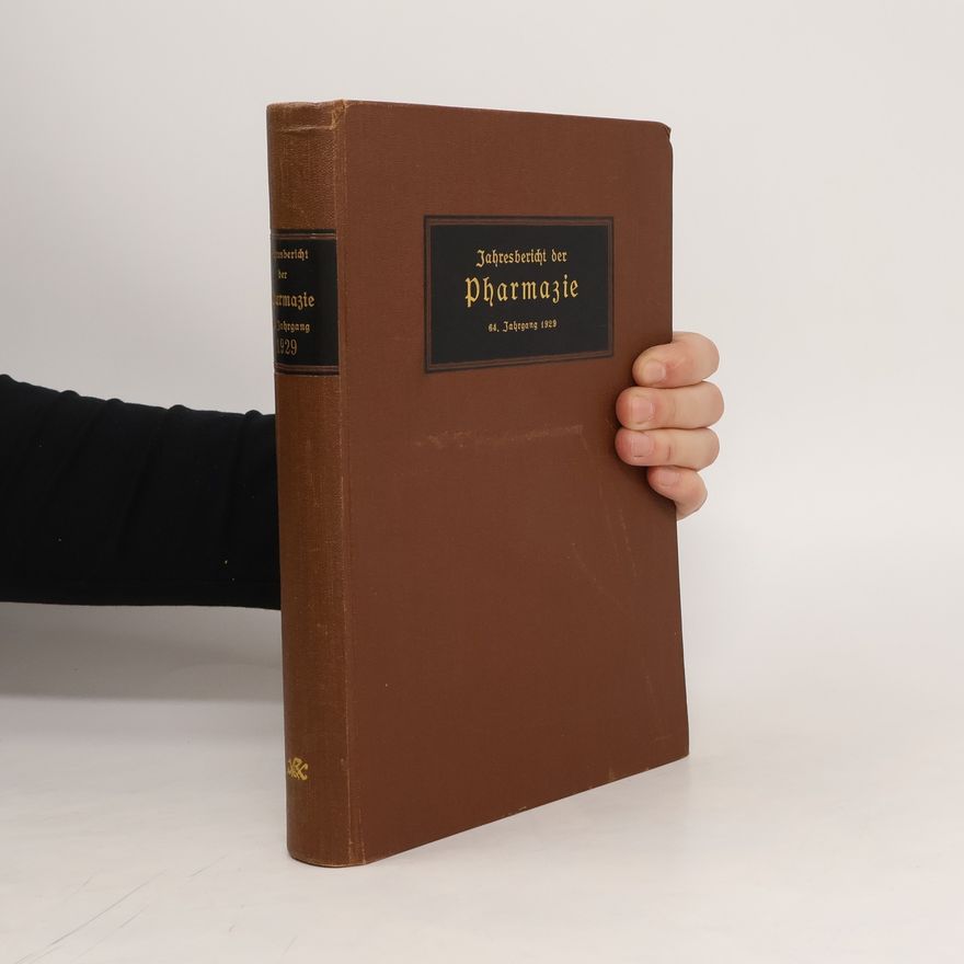 Autorenkollektiv Jahresbericht der Pharmazie 1929