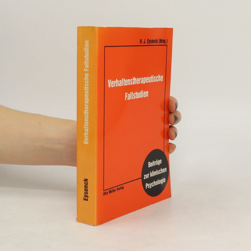 H. J. Eysenck Verhaltenstherapeutische Fallstudien
