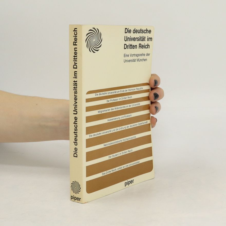 Autorenkollektiv Die deutsche Universität im Dritten Reich
