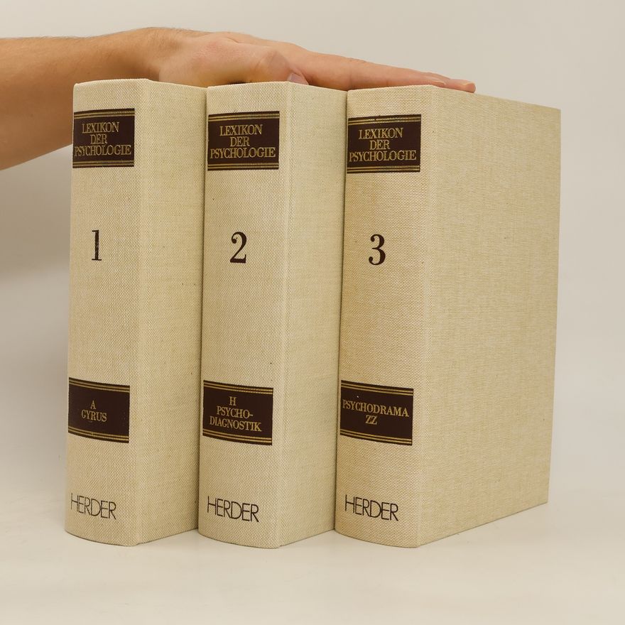 Various authors Lexikon der Psychologie 1.-3.