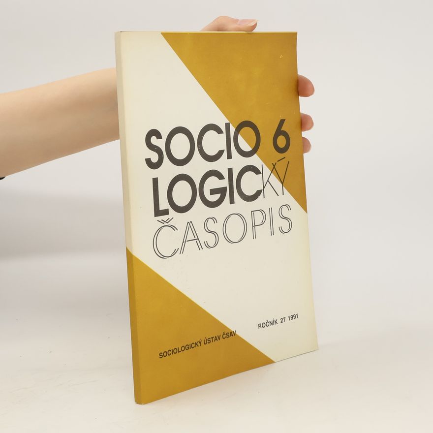 Collectif d'auteurs Sociologický časopis 6. 27/1991