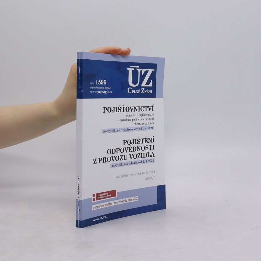 AA.VV. ÚZ 1596 Pojišťovnictví, pojištění odpovědnosti z provozu vozidla