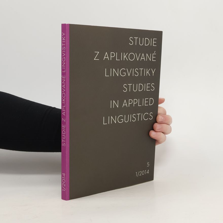 Kolektiv autorů Studie z aplikované lingvistiky. Studies in applied linguistics 1/2014