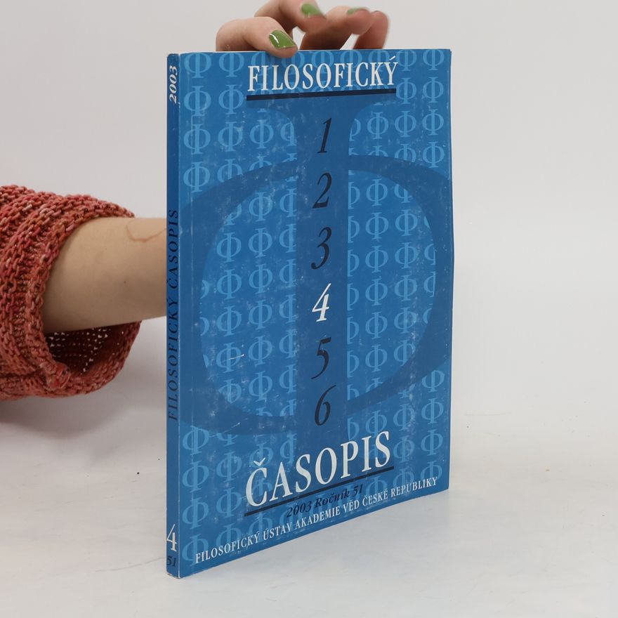 Autorenkollektiv Filosofický časopis ročník 51/4