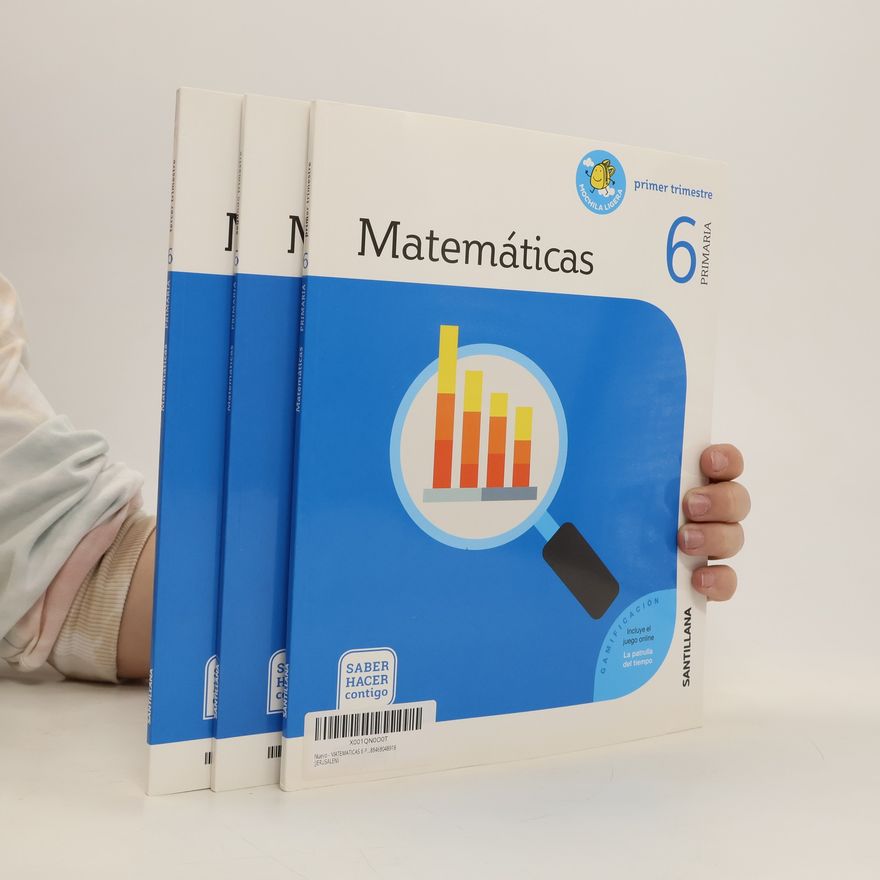 Auteurscollectief Matemáticas 6. Primaria 1-3. Primer, Segundo y Tercer trimestre (3 volúmenes)