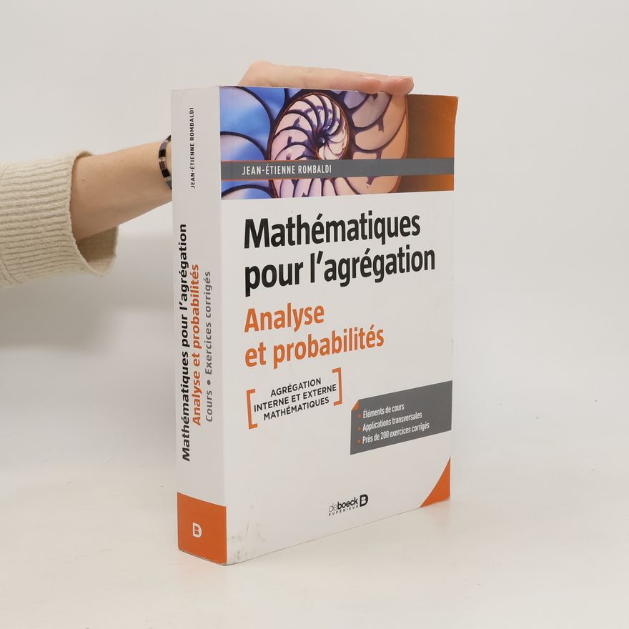 Jean-Etienne Rombaldi Mathématiques pour l'agrégation