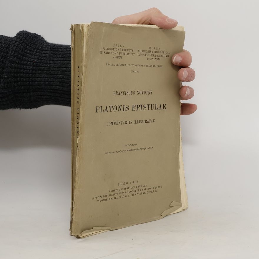 František Novotný Platonis Epistulae