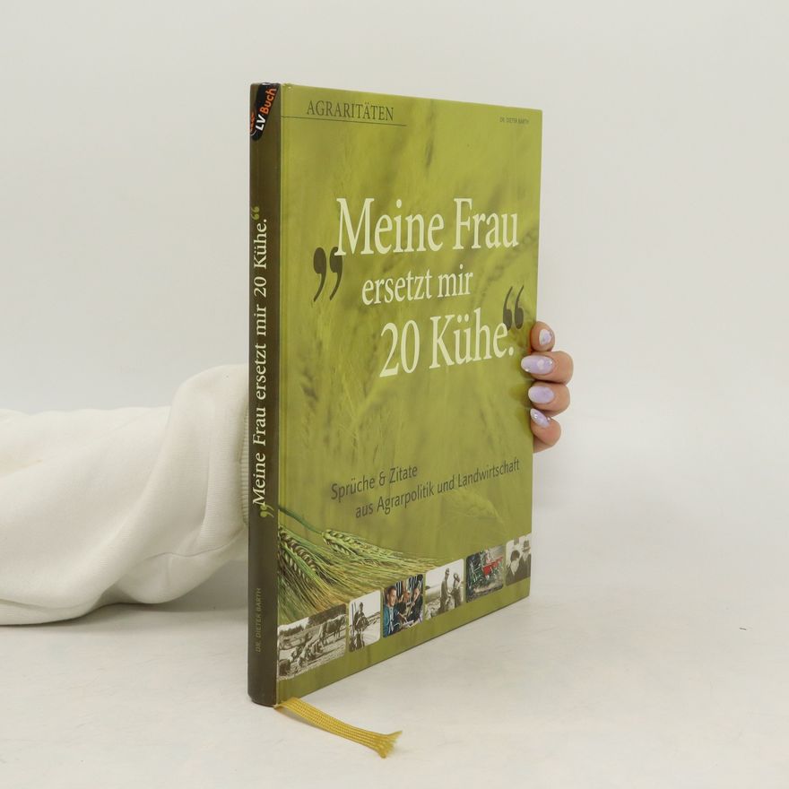 Dieter Barth "Meine Frau ersetzt mir 20 Kühe."