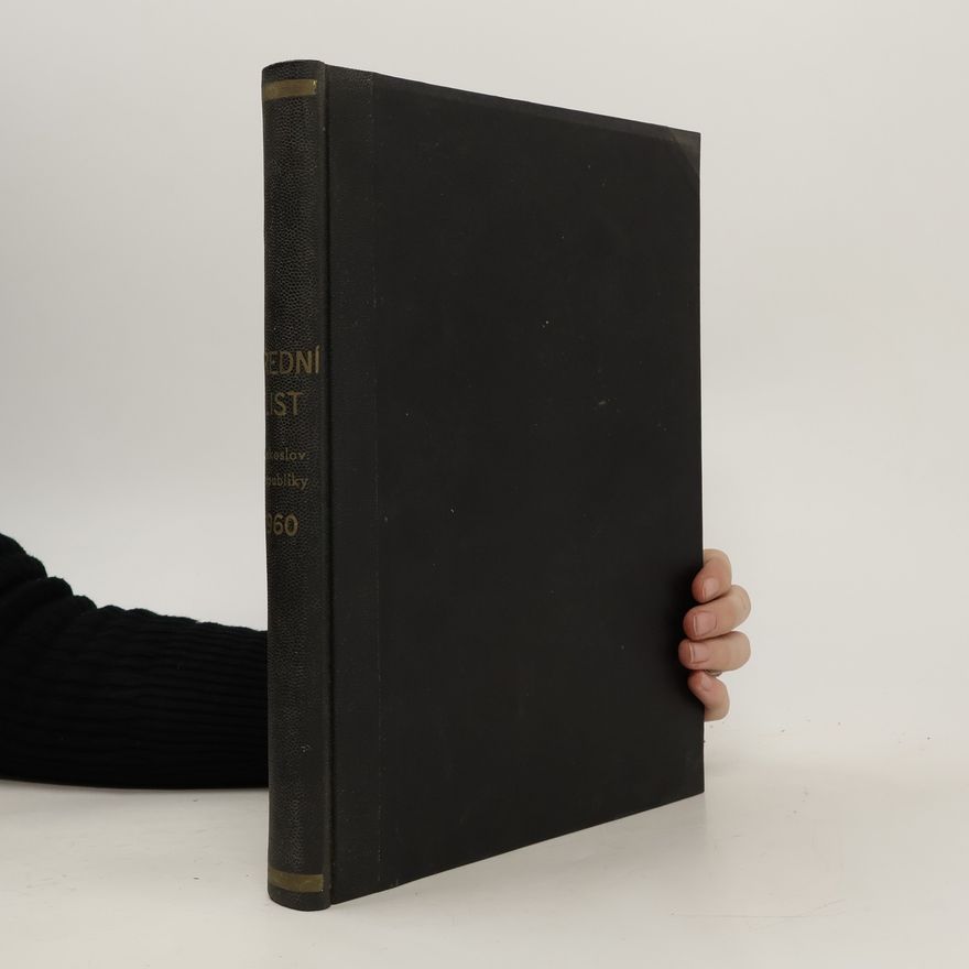 Kolektiv autorů Úřední list československé republiky 1960