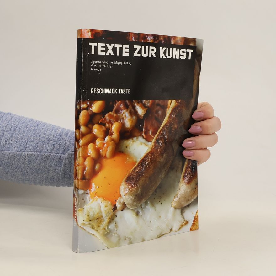Autorenkollektiv Texte zur Kunst/ Geschmack Taste