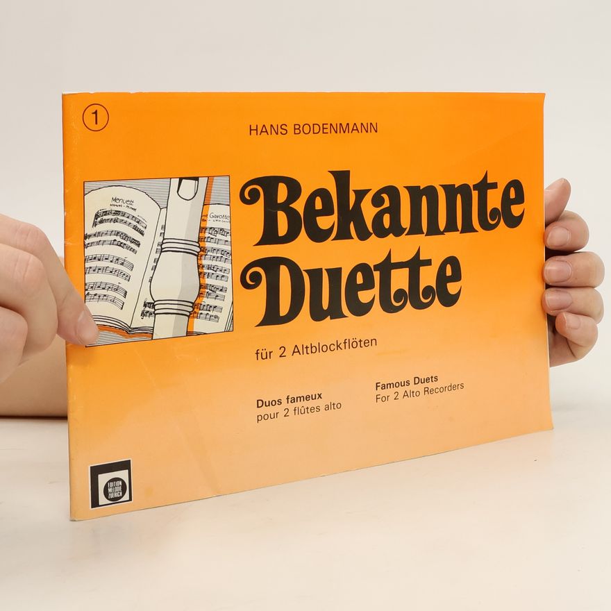 Hans Bodenmann Bekannte Duette für 2 Altblockflöten