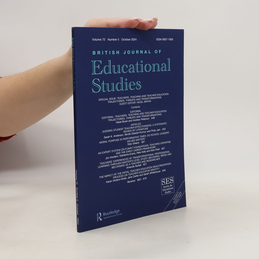 Autorenkollektiv British Journal of Educational Studies. Volume 72. 4/2024