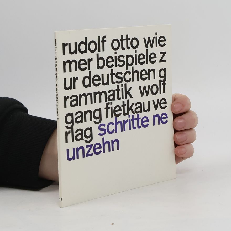 Rudolf Otto Wiemer Beispiele zur deutschen Grammatik