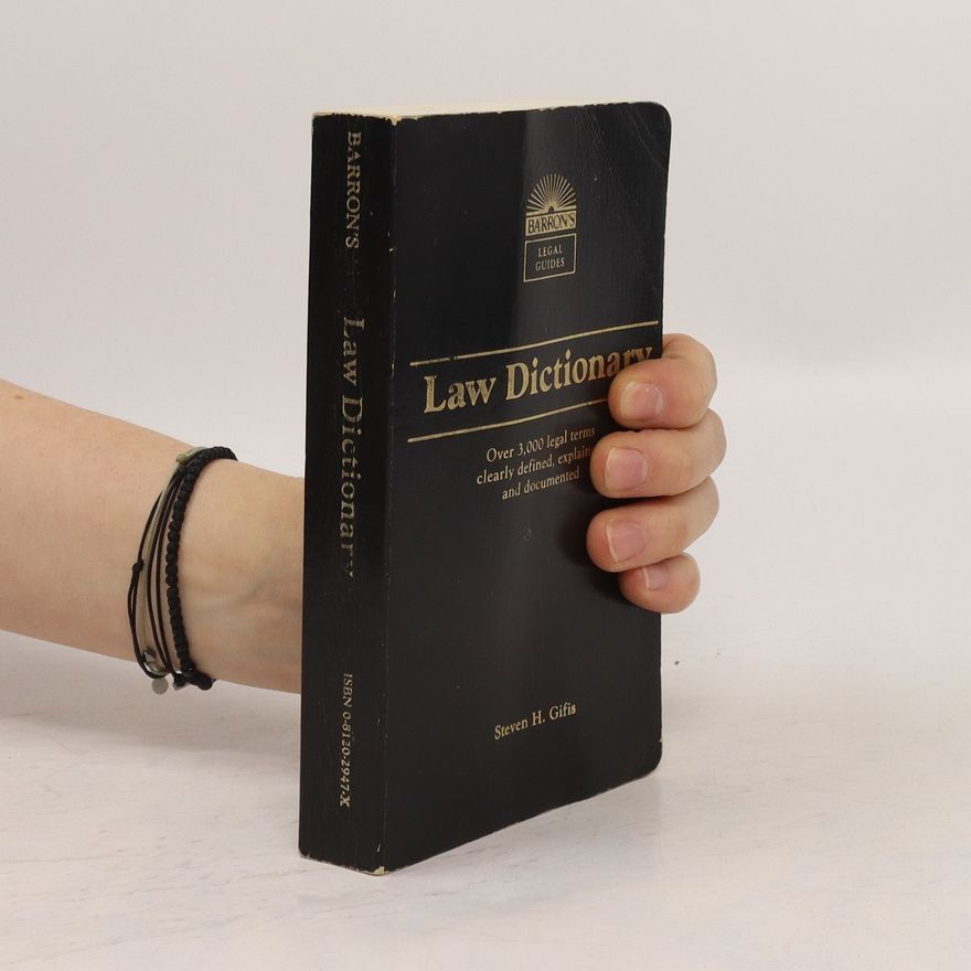 Steven H. Gifis Law Dictionary