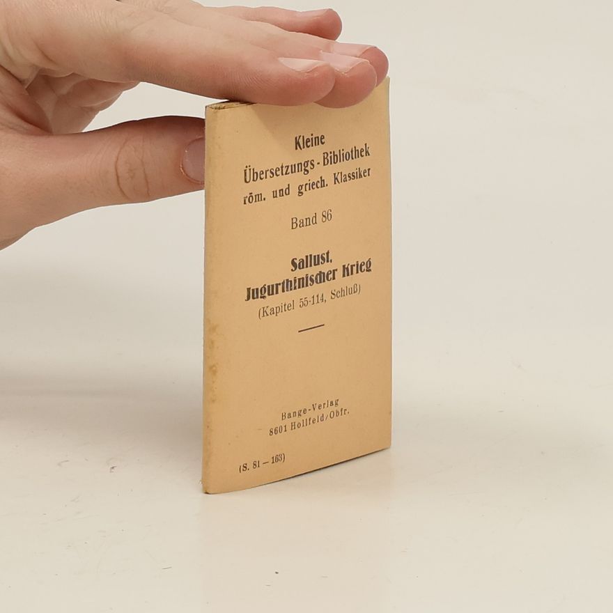 Various authors Kleine Übersetzungs - Bibliothek röm. und griech. Klassiker