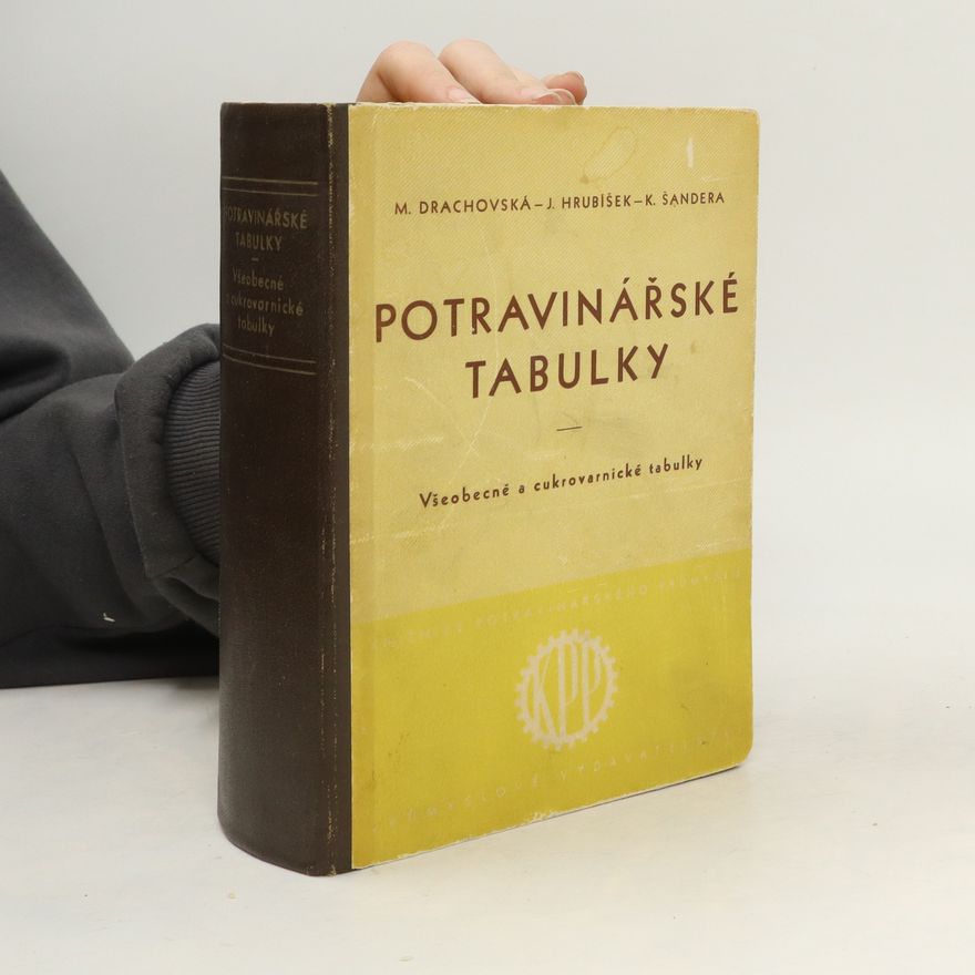 J. Hrubíšek Potravinářské tabulky