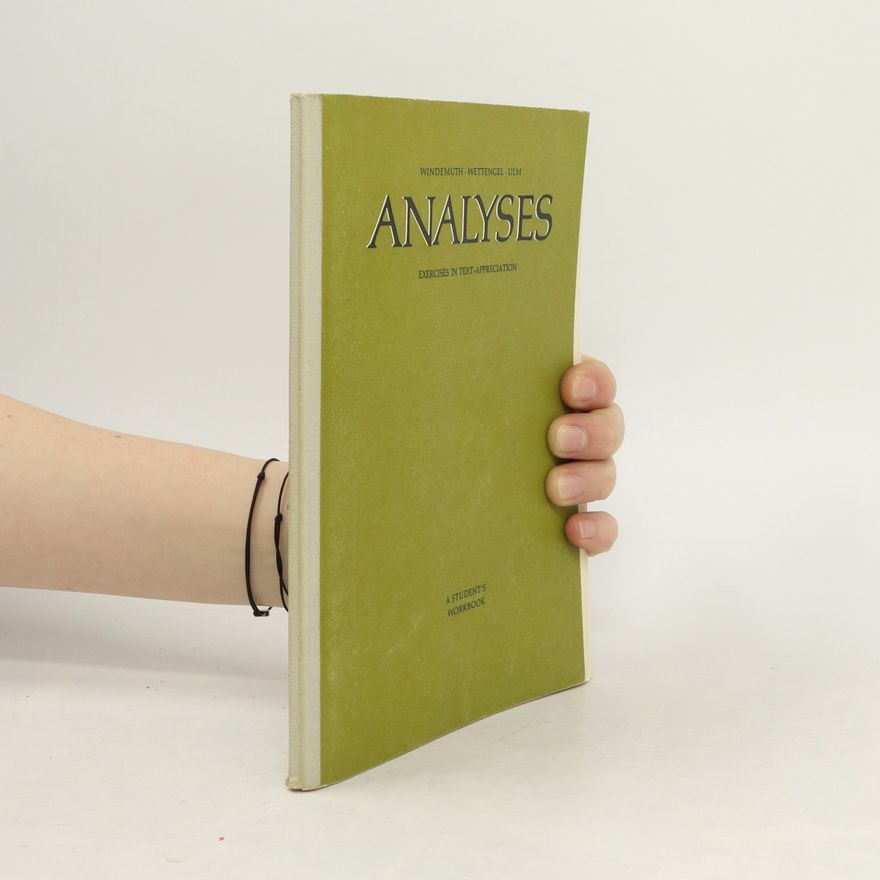 Edgar Windemuth Analyses exercises in text-appreciation