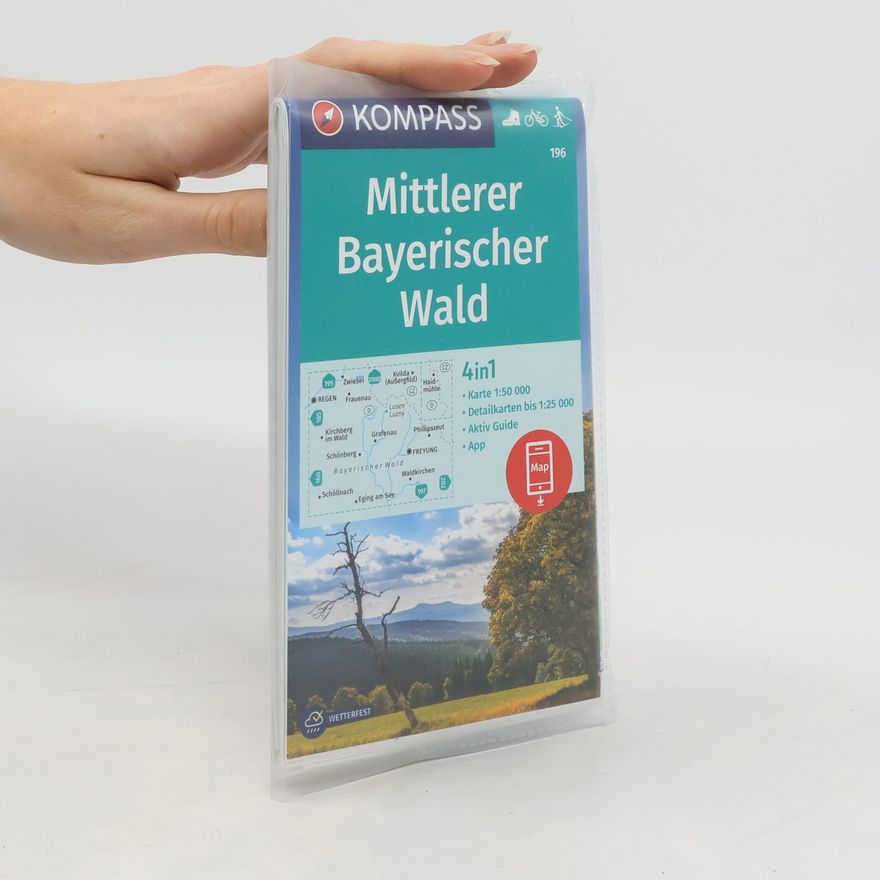 KOMPASS-Karten KOMPASS-Karten GmbH KV WK 196 Mittlerer Bayerischer Wald 1:50 000