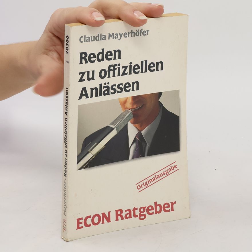 Claudia Mayerhofer Reden zu offiziellen Anlässen