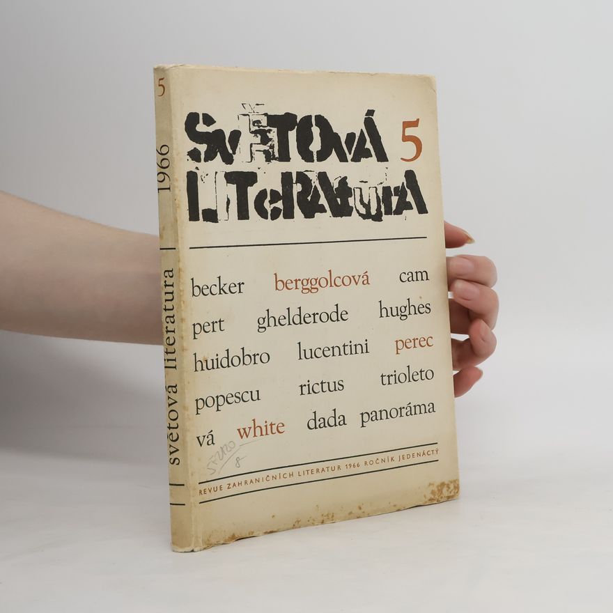 Kolektiv autorů Světová literatura 5/1966