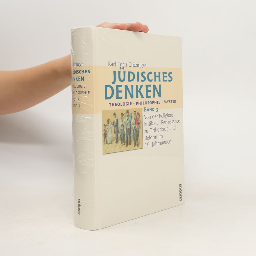 Karl Erich Grözinger Jüdisches Denken