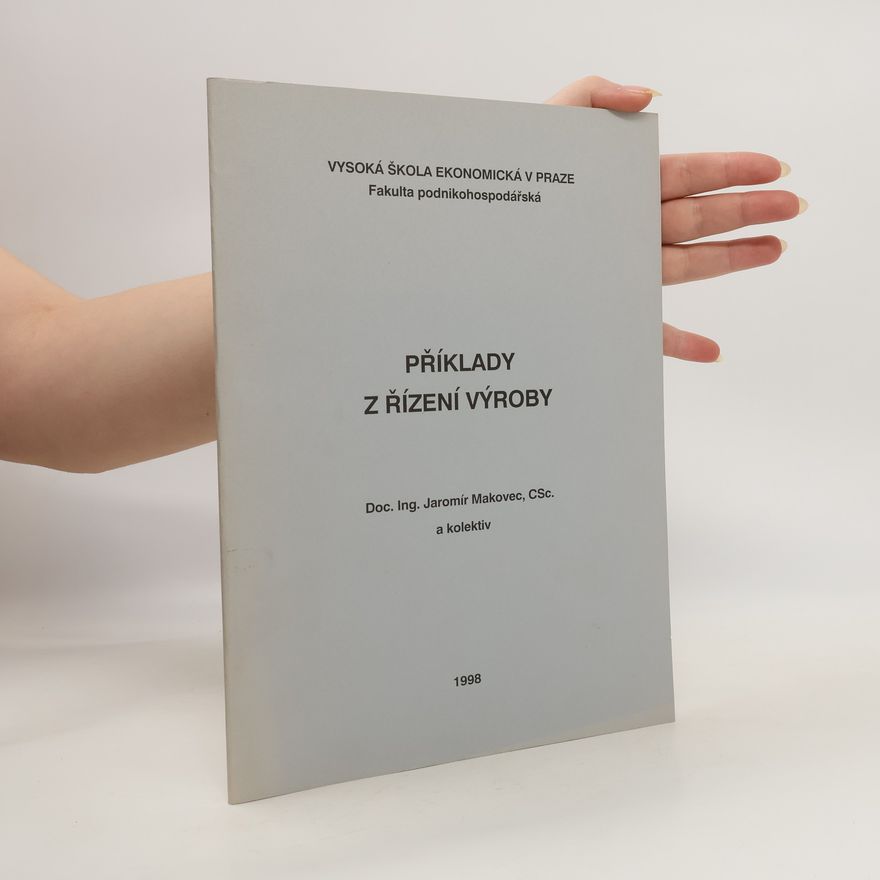 Kolektiv autorů Příklady z řízení výroby