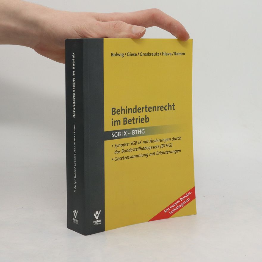 Nils Bolwig Behindertenrecht im Betrieb
