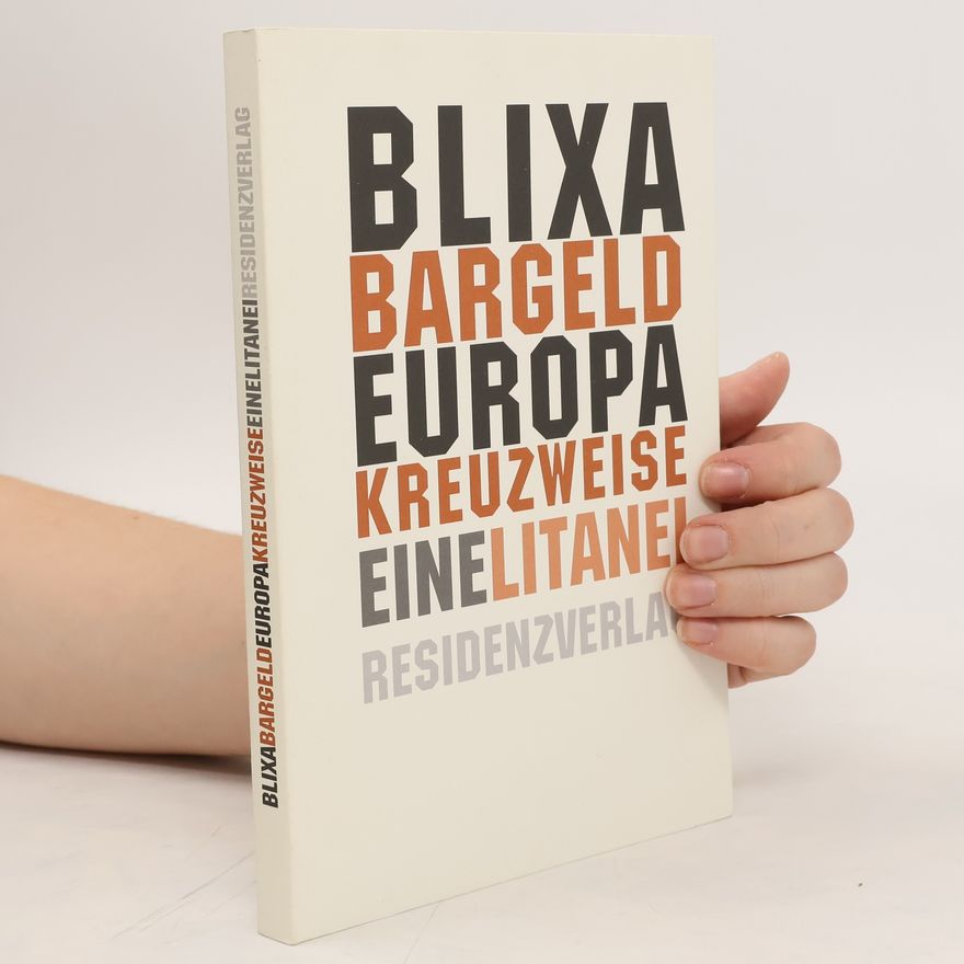 Blixa Bargeld Europa kreuzweise