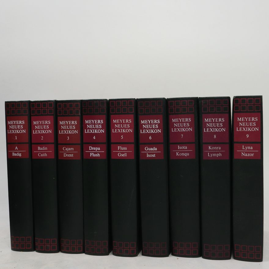 Heinz Göschel Meyers Neues Lexikon in 18 Bänden. Band 1-18 (18 svazků)