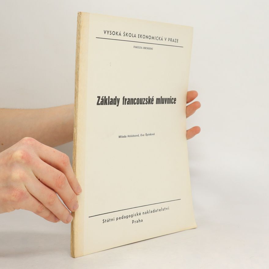 Milada Holubcová Základy francouzské mluvnice