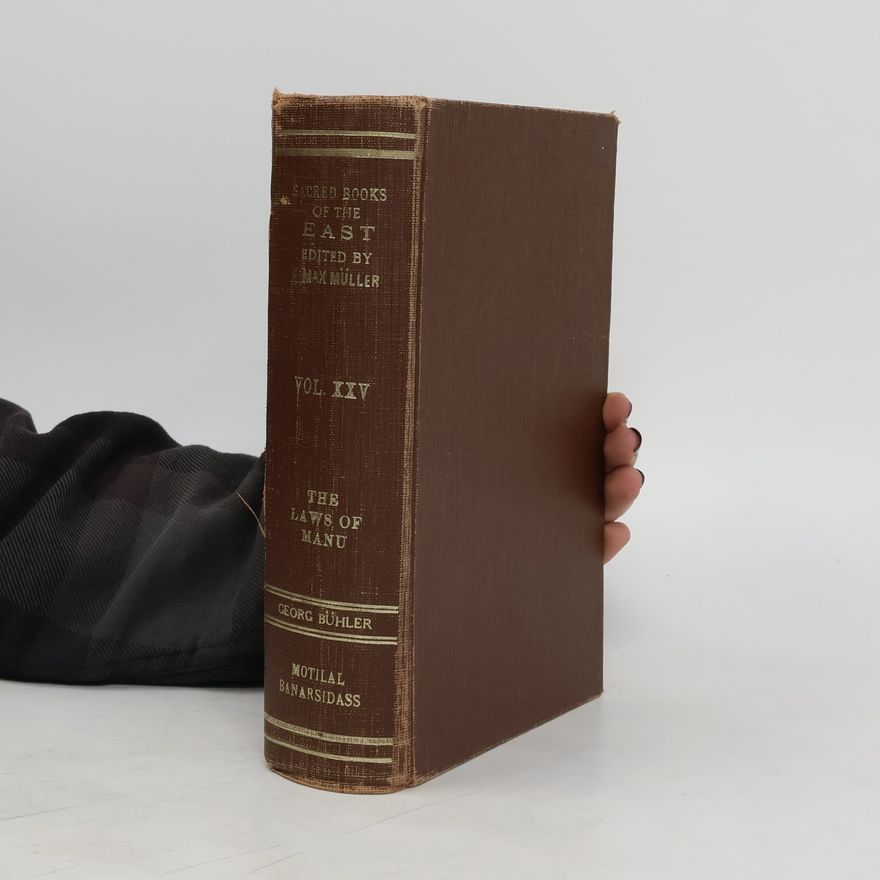 Georg Bühler The Laws of Manu