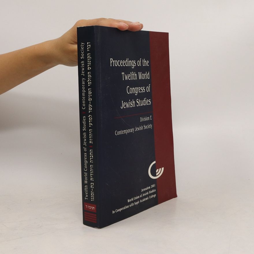 Autorenkollektiv Proceedings of the Twelfth World Congress of Jewish Studies