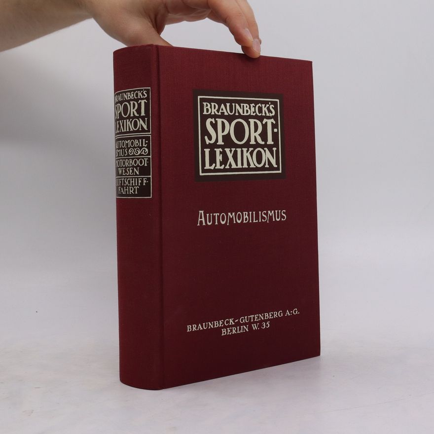Gustav Braunbeck Braunbeck's Sport-Lexikon