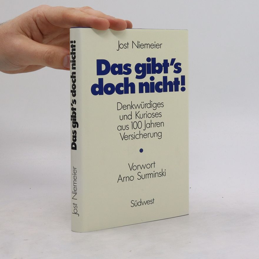 Jost Niemeier Das gibt's doch nicht!