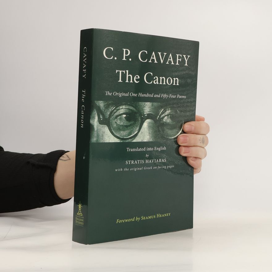 Constantine Cavafy The Canon