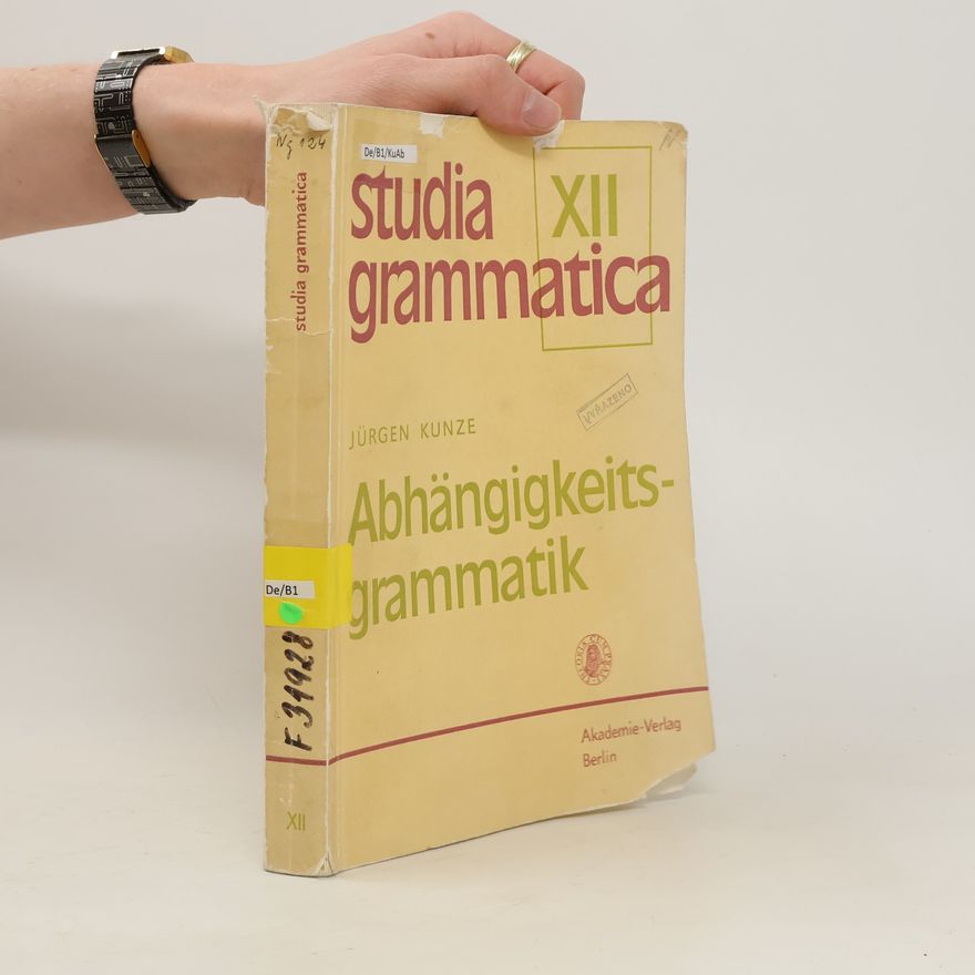 Jürgen Kunze Studia Grammatica XII