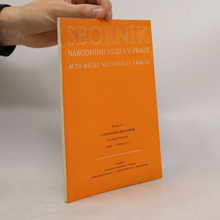 Autorenkollektiv Sborník Národního Muzea v Praze. Řada C - Literární historie