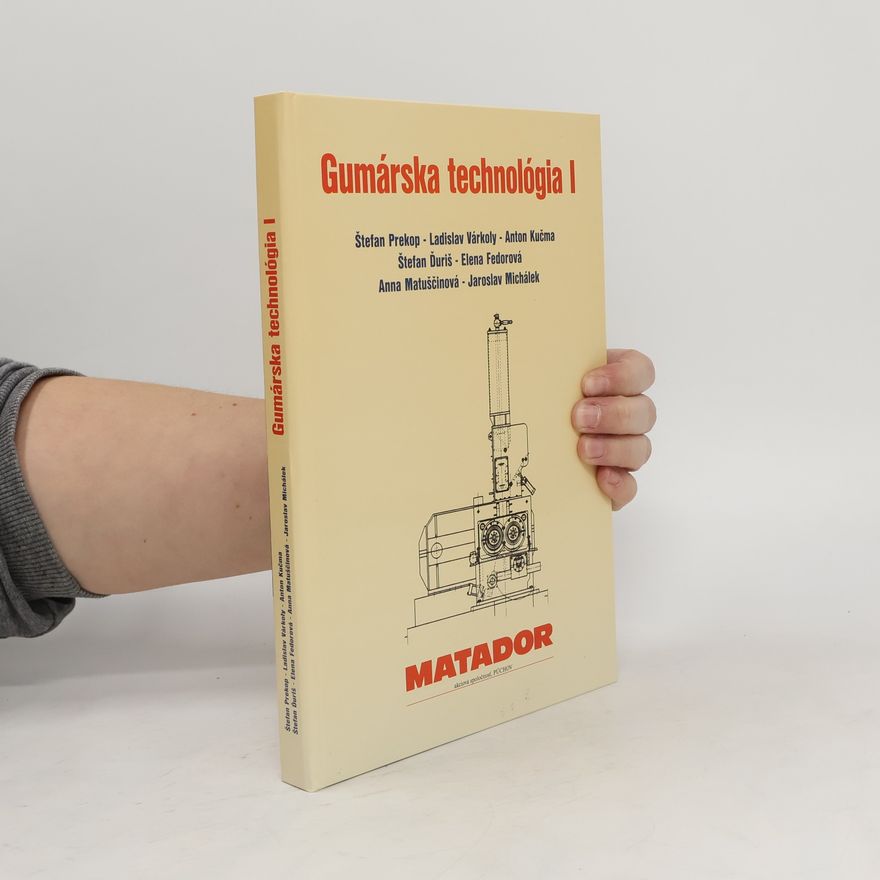 Štefan Prekop Gumárska technológia I