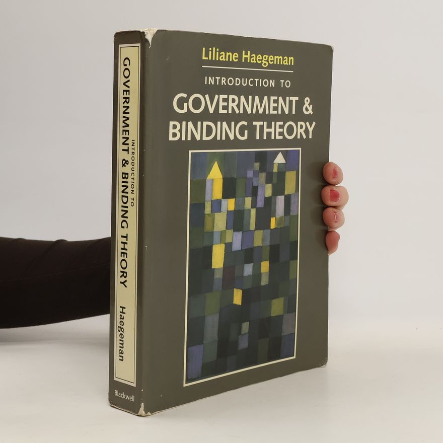 Liliane Haegeman Introduction to Government & Binding Theory