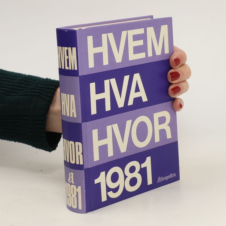 Autorenkollektiv Hvem hva hvor 1981