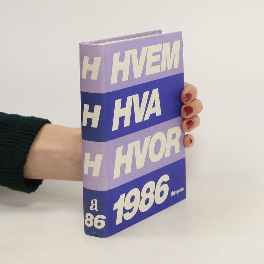 Autorenkollektiv Hvem hva hvor 1986