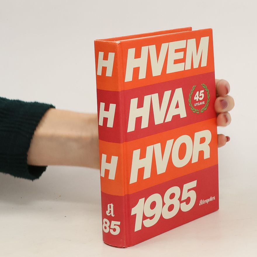 Various authors Hvem hva hvor 1985