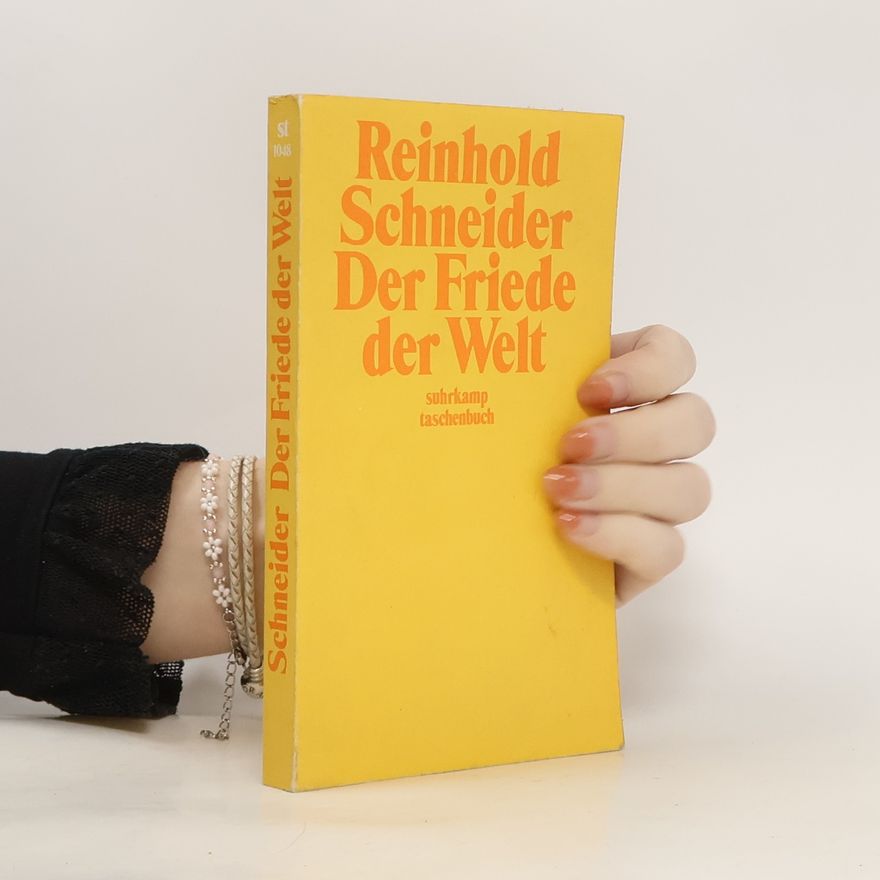 Edwin Maria Landau Der Friede der Welt.