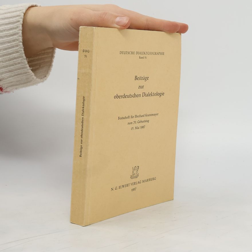 Autorenkollektiv Beiträge zur oberdeutschen Dialektologie