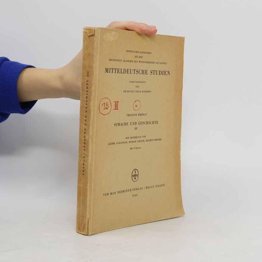 Theodor Frings Mitteldeutsche Studien