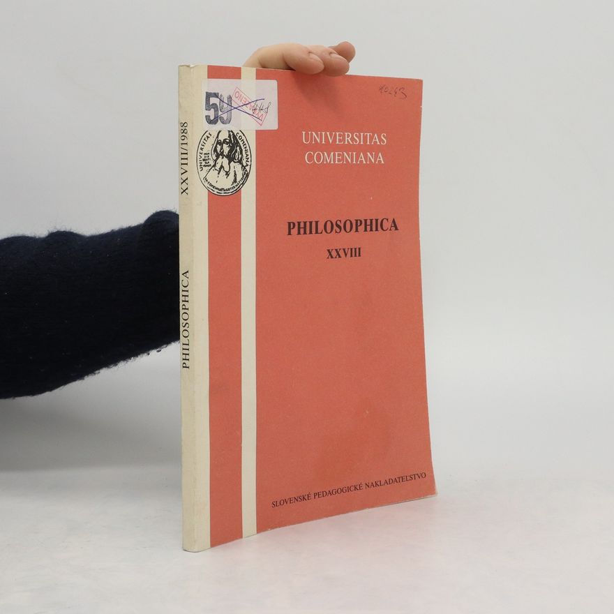 Autorenkollektiv Philosophica XXVIII/1988