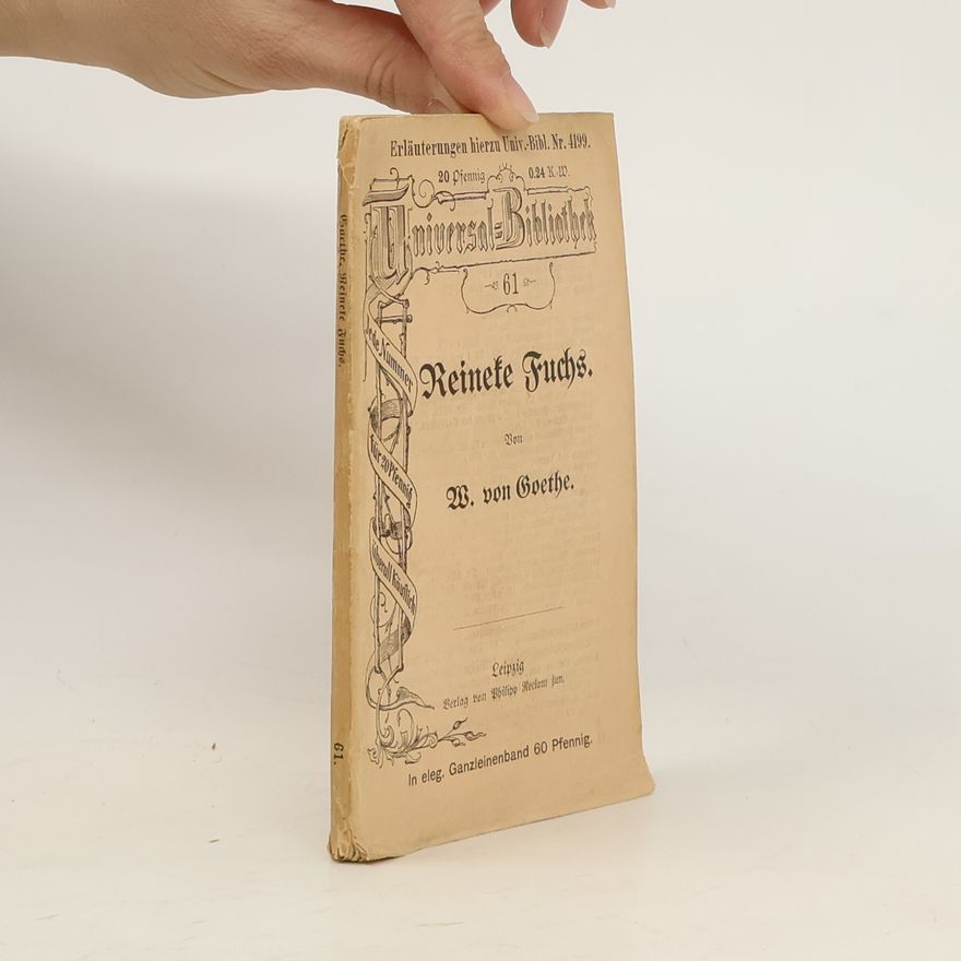 Johann Wolfgang von Goethe Universal Bibliothek 61. Reineke Fuchs