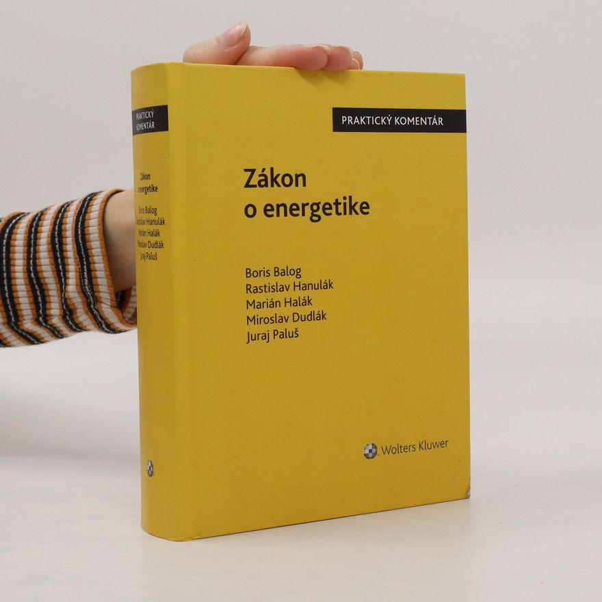 Boris Balog Zákon o energetike