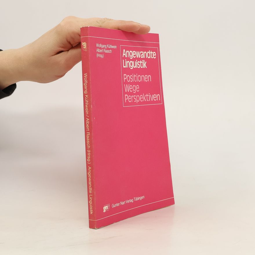 Wolfgang Kühlwein Angewandte Linguistik